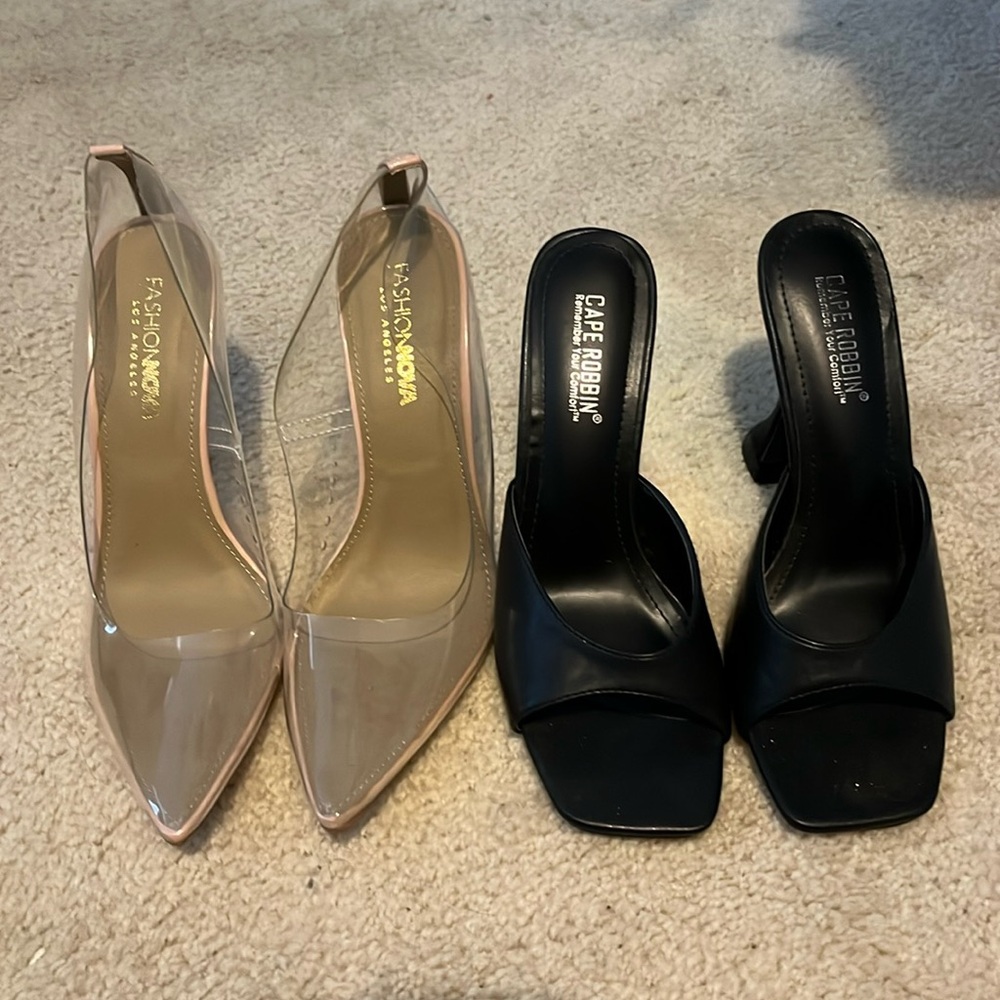 Bundle of two pair of heels